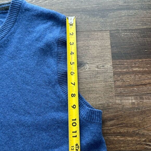 BODEN MEN'S 100% LAMBS WOOL PULL ON SWEATER VEST SIZE LARGE Preppy Cozy Winter - Picture 9 of 9